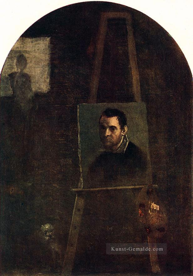Selbst Porträt Barock Annibale Carracci Ölgemälde